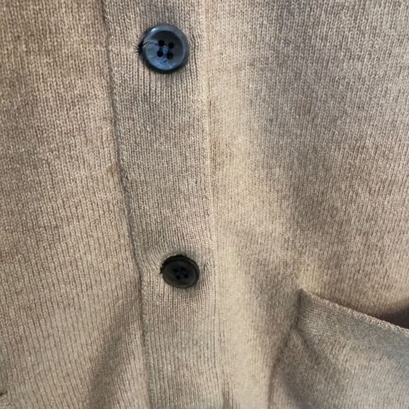 Snow Grassland cashmere vest with buttons - 38 - Picture 4 of 5